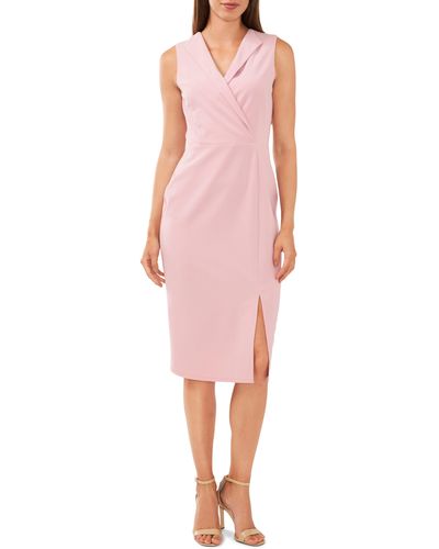 Halogen® Halogen(r) Midi Sheath Dress - Pink