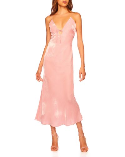 Susana Monaco Velvet Slipdress - Pink