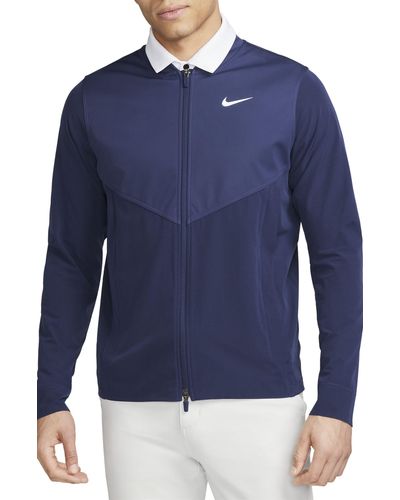 Nike Tour Essential Water-repellent Golf Jacket - Blue