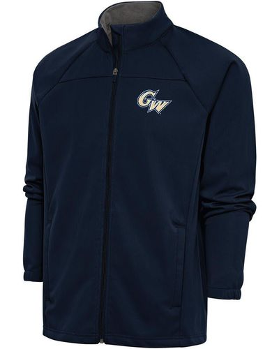Antigua George Washington College Links Full-zip Golf Jacket At Nordstrom - Blue