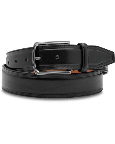 Bosca Sorento Leather Belt - Black