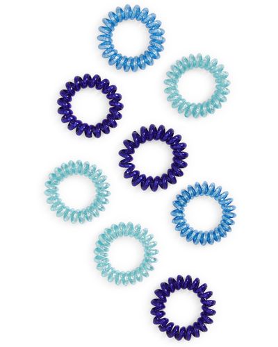 BP. Assorted 8-pack Ponytail Holders - Blue