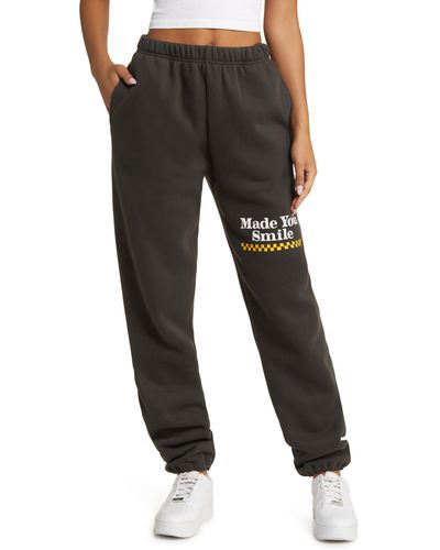 The Mayfair Group Made You Smile Graphic sweatpants - Black