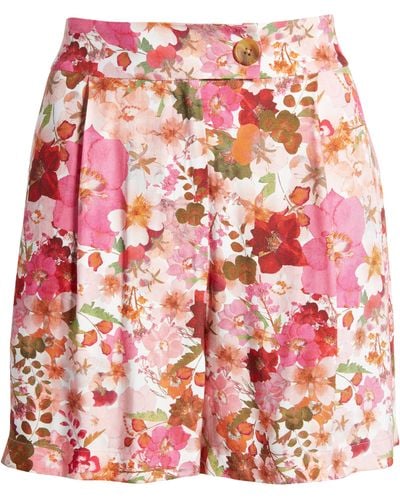 Ted Baker Livenza Floral Shorts - Red