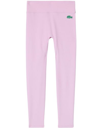 Lacoste X Bandier Rib Performance leggings - Pink