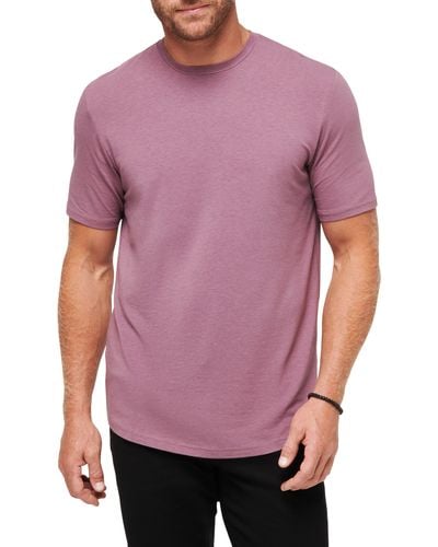Travis Mathew Cloud Crewneck T-shirt - Purple