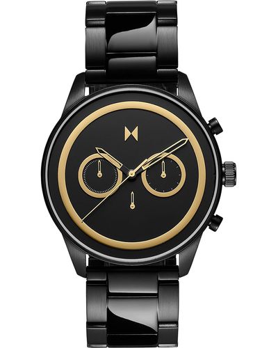 MVMT Mvmt Powerlane Chronograph Bracelet Watch - Black