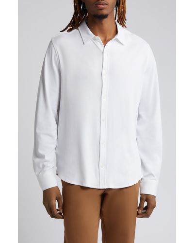 Original Penguin Organic Cotton Button-up Shirt - White