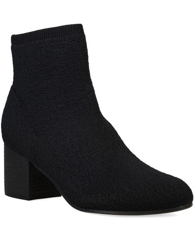 Eileen Fisher Oriel Recycled Polyester Knit Bootie - Black