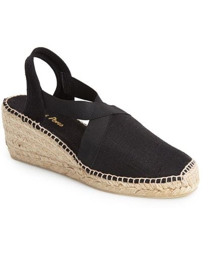 Toni Pons 'ter' Slingback Espadrille Sandal - Black