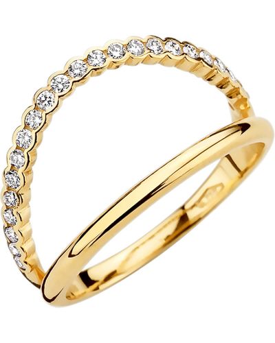 KIMAI Ally Lab Created Diamond Split Ring - Metallic
