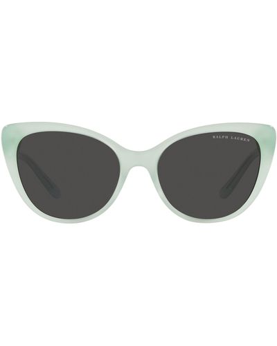 Ralph Lauren 56mm Cat Eye Sunglasses - Gray