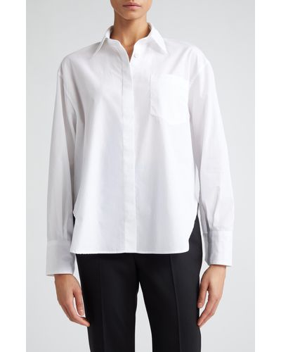 Maria McManus Organic Cotton Button-up Shirt - White