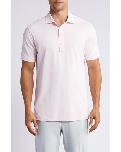 Peter Millar Crown Crafted Soul Performance Mesh Polo - White