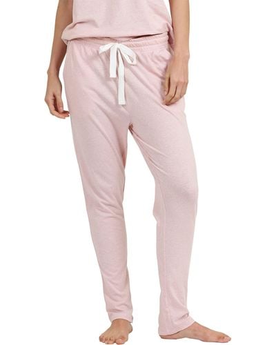 Papinelle Jada Organic Cotton Pajama Pants - Pink