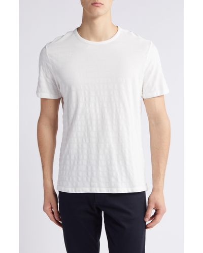 Robert Barakett Gordon Slim Fit Cotton Crewneck T-shirt - White