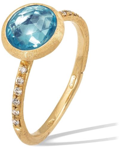 Marco Bicego Jaipur Color Topaz & Diamond Ring - Blue