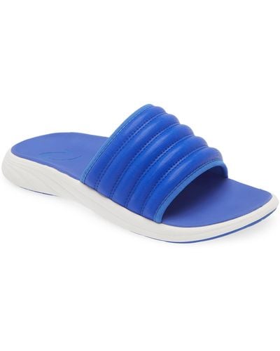 Olukai Komo Slide Sandal - Blue
