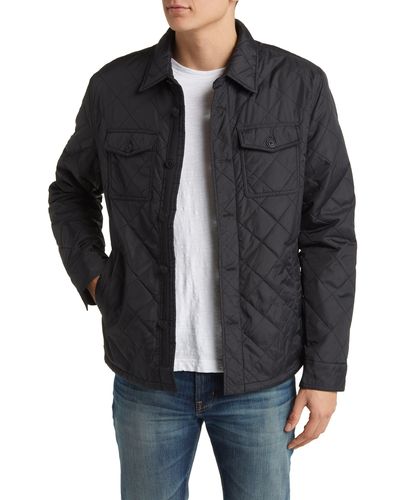 The Normal Brand Regular Fit Quilted Nylon Jacket - Black