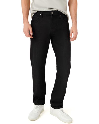7 For All Mankind The Straight Leg Jeans - Black