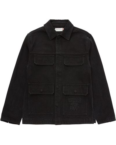 Honor The Gift Denim Shirt Jacket - Black