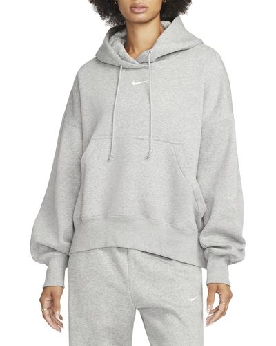 Nike Sportswear Phoenix Fleece Pullover Hoodie - Gray