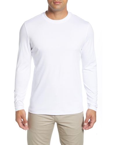 Robert Barakett Georgia Long Sleeve T-shirt - White