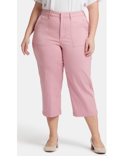 NYDJ Crop Utility Pants - Pink