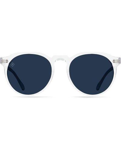 Raen Remmy 52mm Polarized Round Sunglasses - Blue