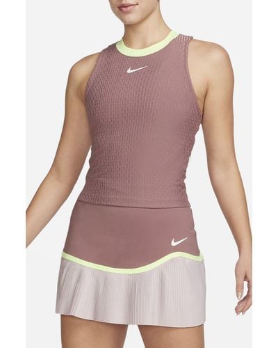 Nike Court Slam Dri-fit Tennis Tank Top - Purple
