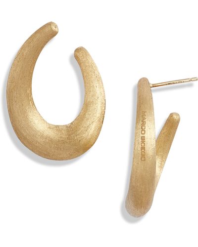 Marco Bicego Lucia 18k Medium Loop Wrap Earrings At Nordstrom - Metallic