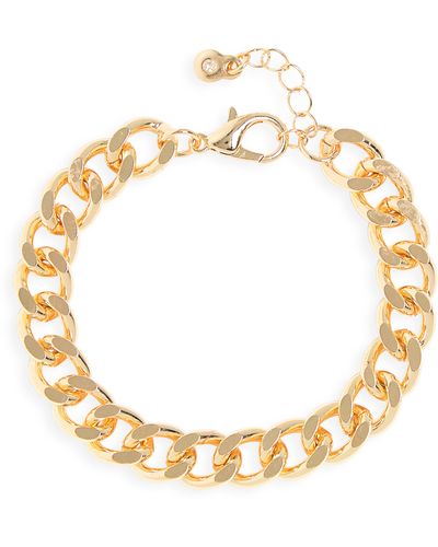 BP. Chunky Curb Chain Bracelet - Metallic