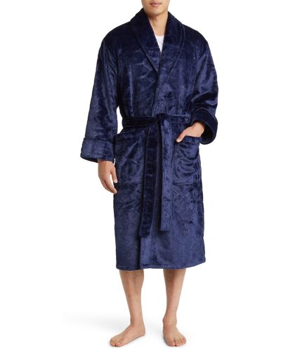 Daniel Buchler Laser Cut Arrow Robe - Blue