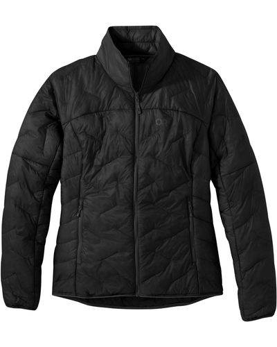 Outdoor Research Superstrand Lt Water Resistant Quilted Jacket - Black