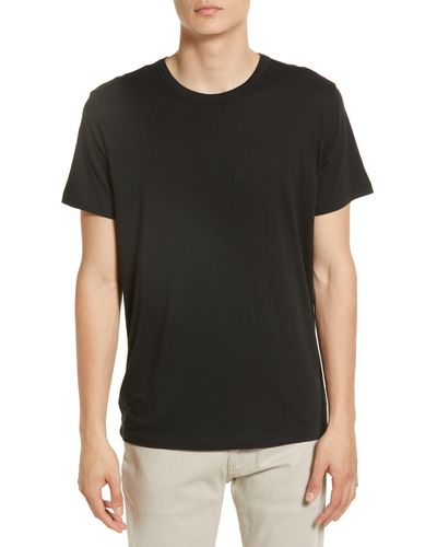 7 For All Mankind Feather Weight Crewneck T-shirt - Black