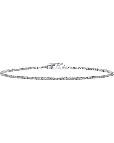Lana Jewelry Skinny Diamond Tennis Bracelet - White