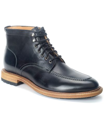 Warfield & Grand Trench Lace-up Boot - Blue