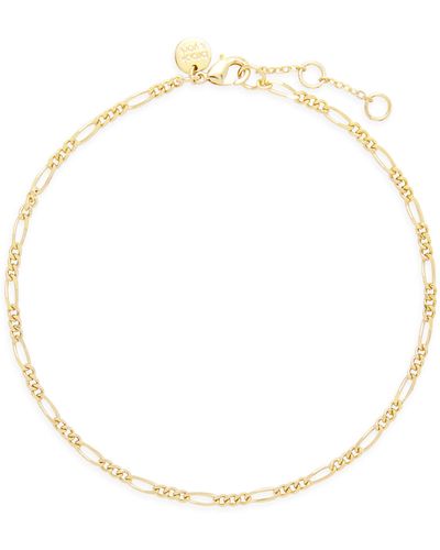 Brook and York Lennon Figaro Chain Anklet - White