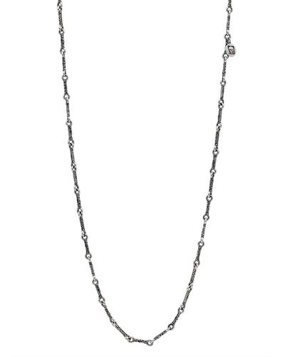 John Varvatos Artisan Sterling Chain Necklace At Nordstrom - Blue