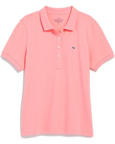 Vineyard Vines Heritage Cotton Polo - Pink