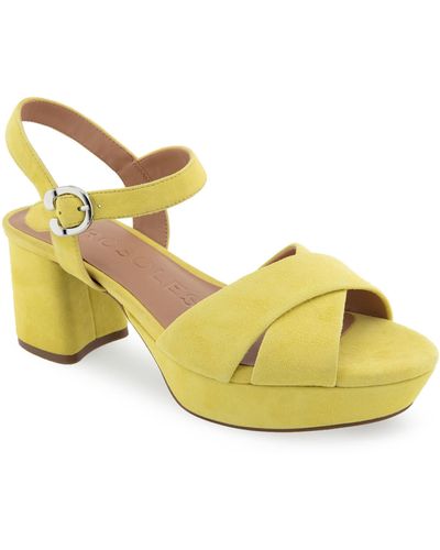 Aerosoles Cosmos Sandal - Wide Width Available - Yellow