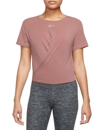 Nike One Luxe Dri-fit Top - Gray