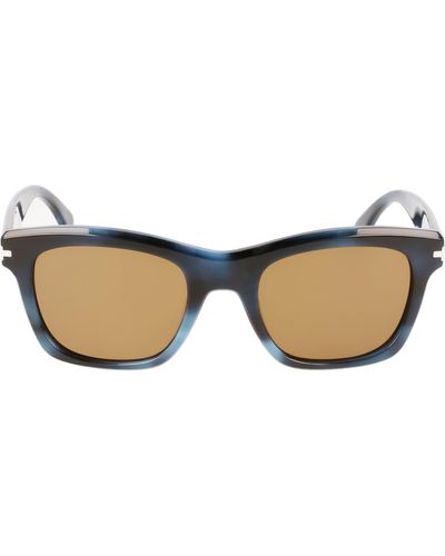 Lanvin Jl 52mm Rectangular Sunglasses - Natural
