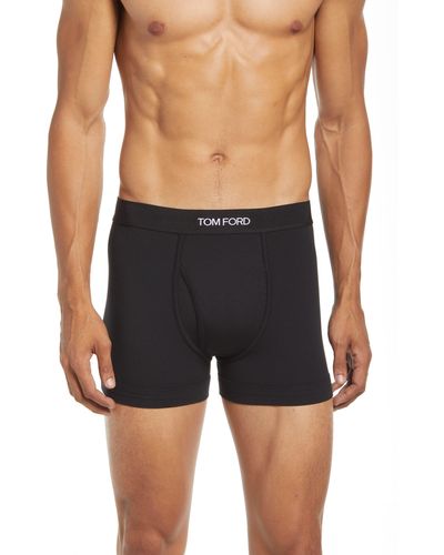 Tom Ford 2-pack Stretch Cotton & Modal Jersey Boxer Briefs - Blue