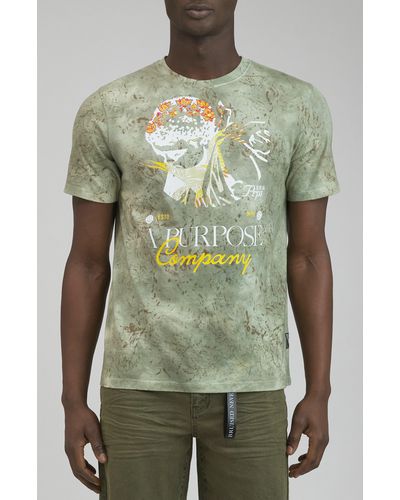 PRPS Fire Valley Graphic T-shirt - Green