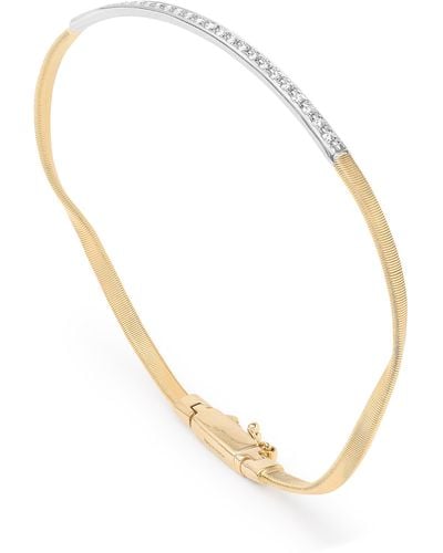 Marco Bicego Marrakech Diamond Snake Chain Bracelet - Metallic
