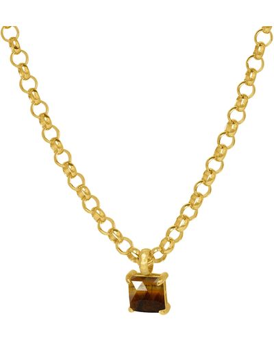 Dean Davidson Nomad Stone Pendant Necklace - Metallic