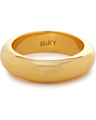 Monica Vinader X Kate Young Stacking Ring - Yellow