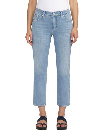 Jag Jeans Ruby Crop Straight Leg Jeans - Blue