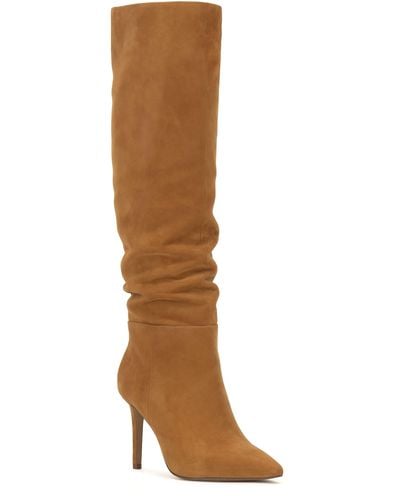 Vince Camuto Kashleigh Pointed Toe Knee High Boot - Brown